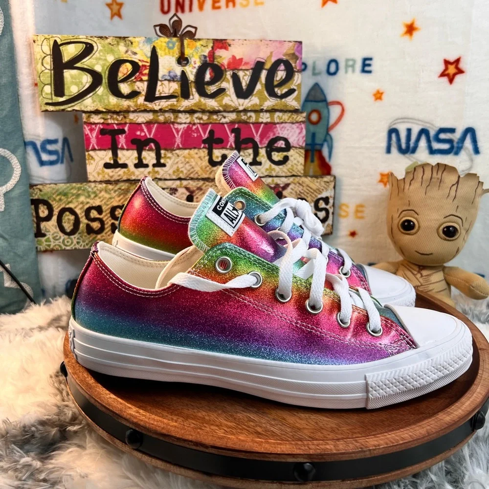CONVERSE CTAS OX WHITE/PINK/EGRET - Picture 8 of 14